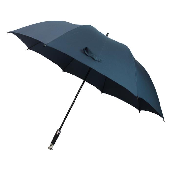深圳市山水伞业有限公司-银色塑胶手柄自动高尔夫伞